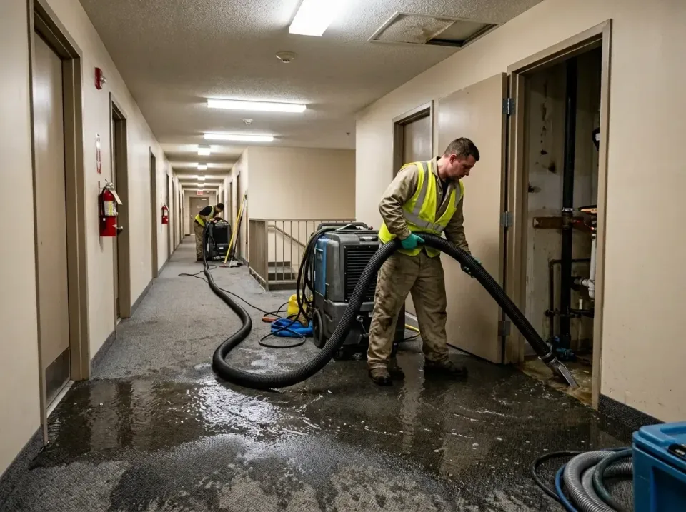 multi-unit-apartment-hallway-f-005 — frequently asked questions, Emergency Burst Pipe Water Extraction & Removal in Shelbyvi…